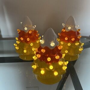 Mr Halloween Candy corn mini trees